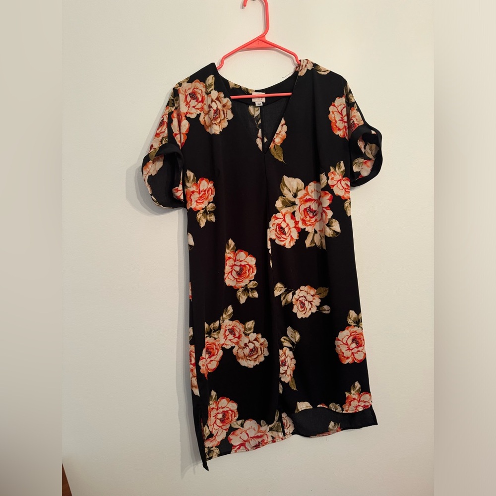 Target Floral Black Dress